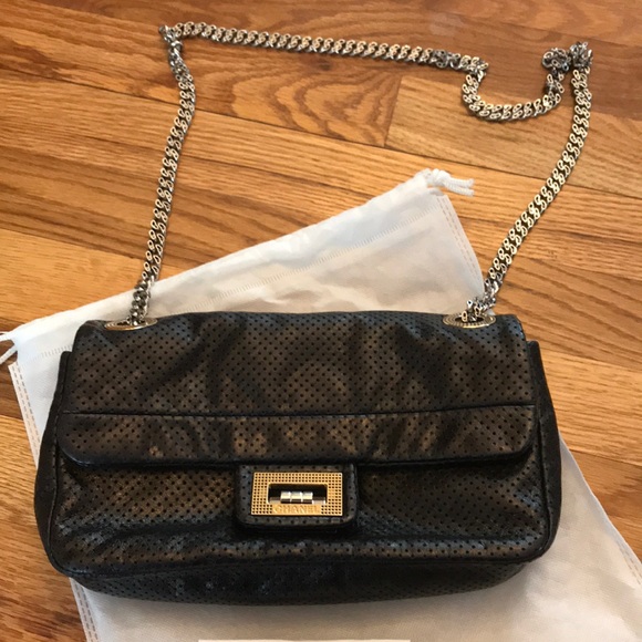 chanel perforated flap bag